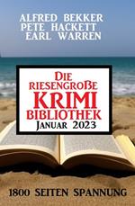 Die riesengroße Krimi Bibliothek Januar 2023