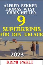 9 Superkrimis für den Urlaub 2023: Krimi Paket