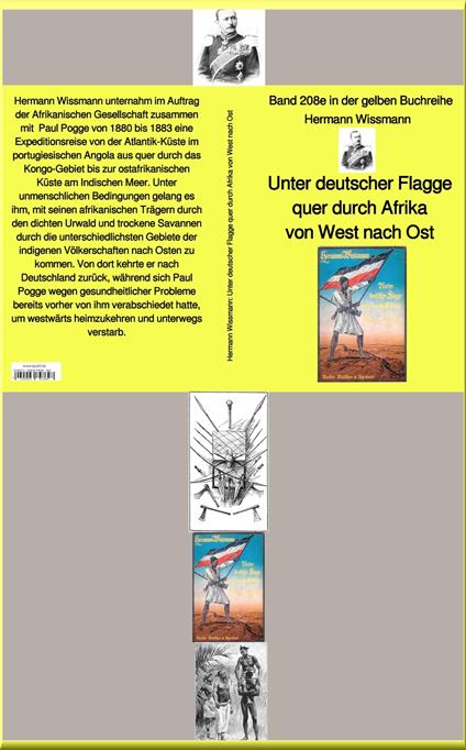 Unter deutscher Flagge quer durch Afrika von West nach Ost – Band 208e in der gelben Buchreihe – bei Jürgen Ruszkowski