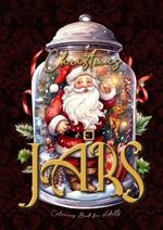 Christmas Jars Coloring Book for Adults: Jars Christmas Coloring Book for adults grayscale christmas motifs in jars Coloring Book fantasy christmas grayscale