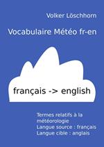 Vocabulaire météo fr-en