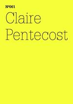 Claire Pentecost