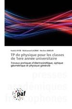 TP de physique pour les classes de 1ere année universitaire