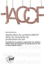 Application du systeme HACCP dans les industries de production du lait