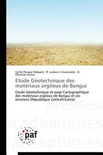Etude Geotechnique Des Materiaux Argileux de Bangui