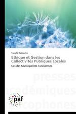 Ethique Et Gestion Dans Les Collectivites Publiques Locales