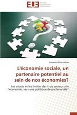 L' conomie Sociale, Un Partenaire Potentiel Au Sein de Nos  conomies?