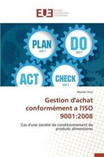 Gestion d'Achat Conformement a l'Iso 9001: 2008