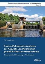 Kosten-Wirksamkeits-Analysen zur Auswahl von Ma nahmen gem   EG-Wasserrahmenrichtlinie. Eine empirische Untersuchung in Niedersachsen