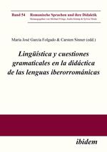 Lingüística y cuestiones gramaticales en la didáctica de las lenguas iberorrománicas