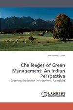 Challenges of Green Management: An Indian Perspective