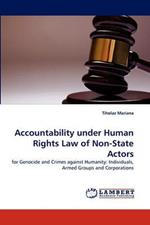 Accountability Under Human Rights Law of Non-State Actors
