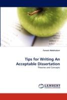Tips for Writing an Acceptable Dissertation