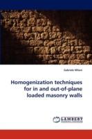 Homogenization techniques for in and out-of-plane loaded masonry walls