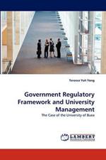 Government Regulatory Framework and University Management