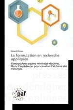 La Formulation En Recherche Appliquee