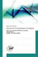 Epreuves de physique corrigees