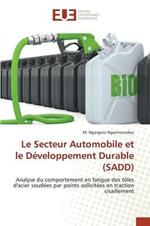 Le Secteur Automobile Et Le Developpement Durable (Sadd)