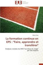 La Formation Continue En EPS: 