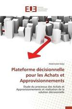 Plateforme D cisionnelle Pour Les Achats Et Approvisionnements