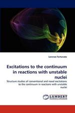 Excitations to the continuum in reactions with unstable nuclei