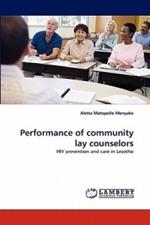 Performance of Community Lay Counselors