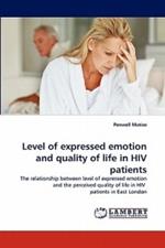 Level of expressed emotion and quality of life in HIV patients