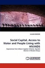 Social Capital, Access to Water and People Living with HIV/AIDS