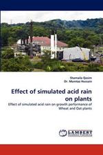 Effect of Simulated Acid Rain on Plants