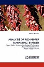 Analysis of Red Pepper Marketing: Ethiopia