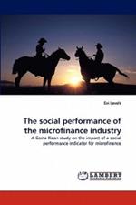 The social performance of the microfinance industry