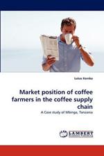 Market position of coffee farmers in the coffee supply chain