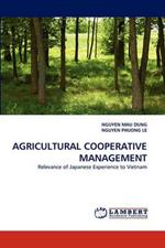 Agricultural Cooperative Management