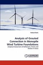 Analysis of Grouted Connection in Monopile Wind Turbine Foundations