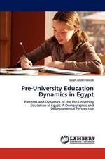 Pre-University Education Dynamics in Egypt