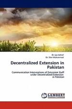 Decentralized Extension in Pakistan