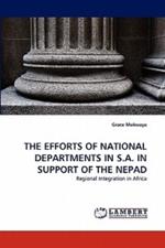 The Efforts of National Departments in S.A. in Support of the Nepad