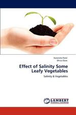 Effect of Salinity Some Leafy Vegetables