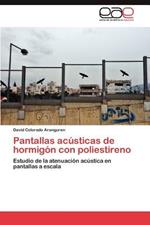 Pantallas acusticas de hormigon con poliestireno