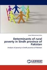 Determinants of Rural Poverty in Sindh Province of Pakistan