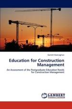 Education for Construction Management