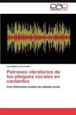 Patrones vibratorios de los pliegues vocales en cantantes