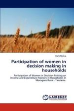 Participation of Women in Decision Making in Households