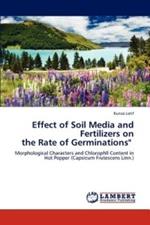 Effect of Soil Media and Fertilizers on the Rate of Germinations