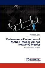 Performance Evaluation of MANET (Mobile Ad-hoc Network) Metrics