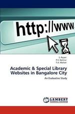 Academic & Special Library Websites in Bangalore City