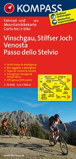 Carta cicloturistica n. 3412. Val Venosta 1:70.000