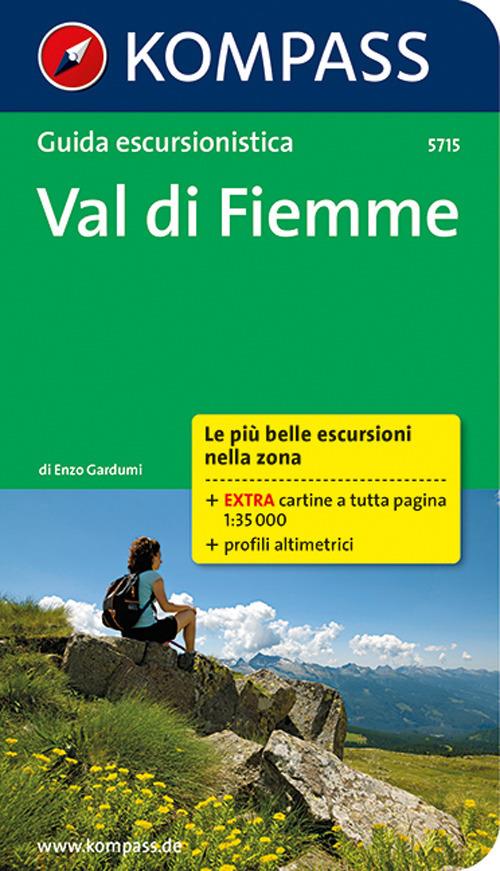 Guida escursionistica n. 5715. Val di Fiemme - Enzo Gardumi - copertina