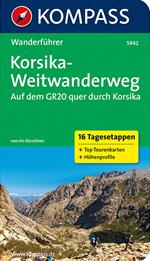 Guida escursionistica n. 5942. Korsika-weitwanderweg auf dem GR20 quer durch Korsika