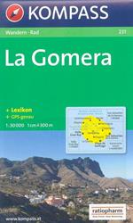 Carta escursionistica n. 231. Spagna. Isole Canarie. La Gomera 1:30.000. Adatto a GPS. Digital map. DVD-ROM